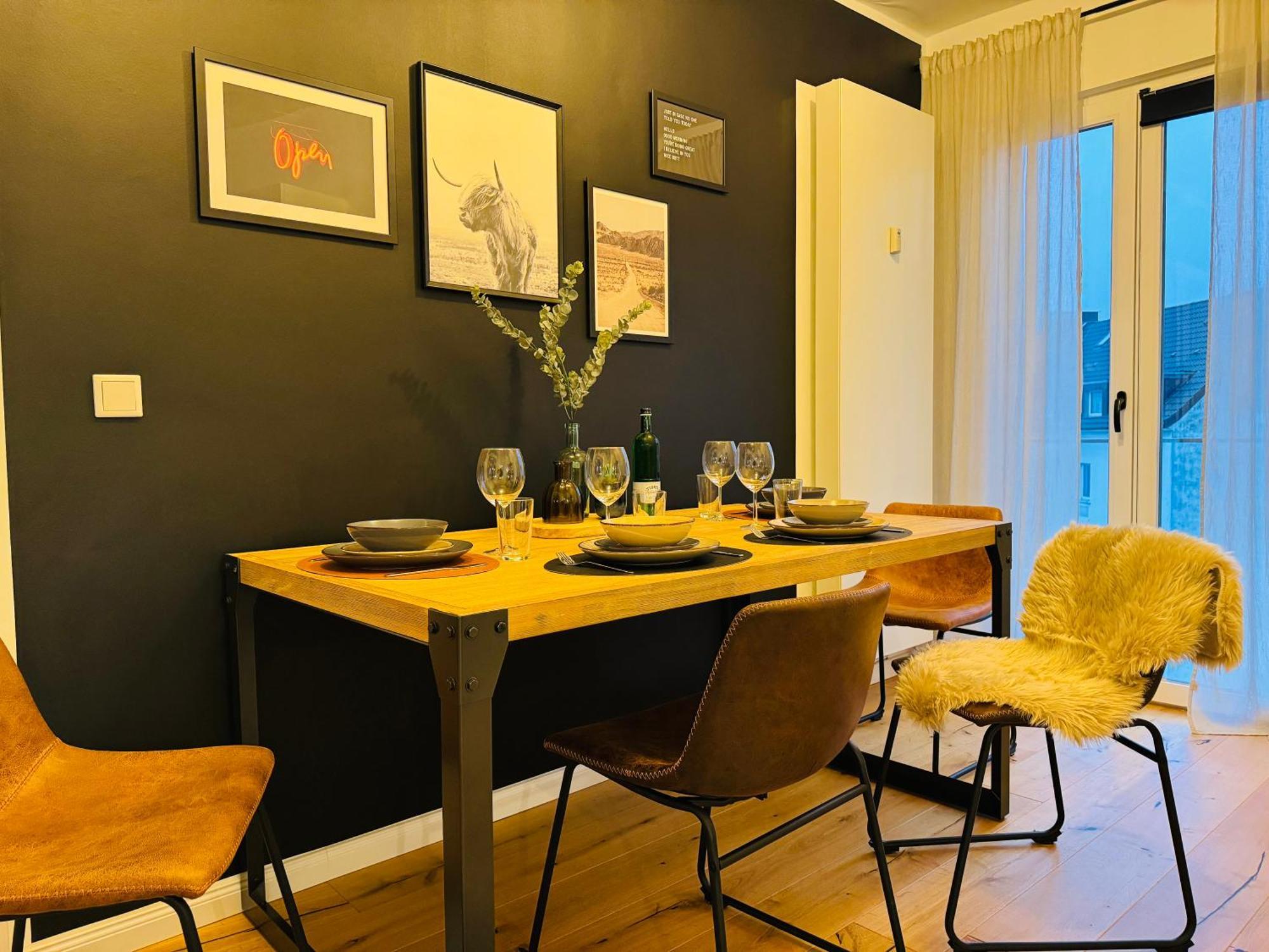 Klassen Stay - Designer Apartment Fuer 6 - Zentral - 2X Kingsize Essen Dış mekan fotoğraf